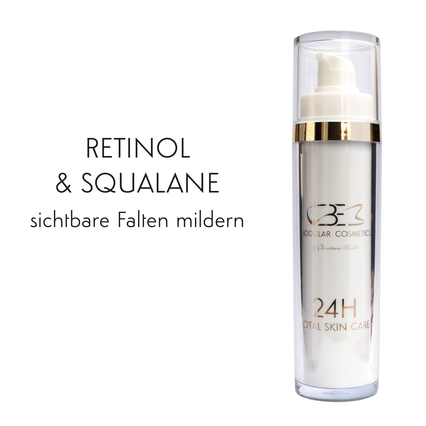 24 H Total Skin Care mit Retinol & Squalan & Vitamin C