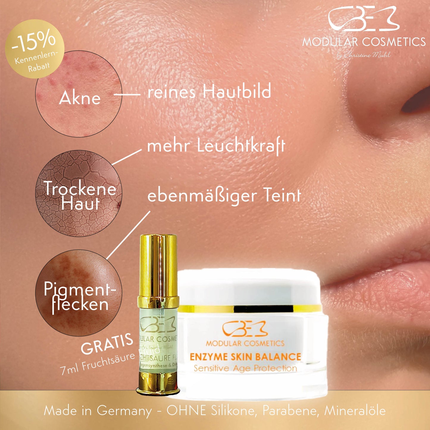 INTENSIV NÄHREND/ GLÄTTEND/ STRAHLKRAFT - Enzym Skin Creme