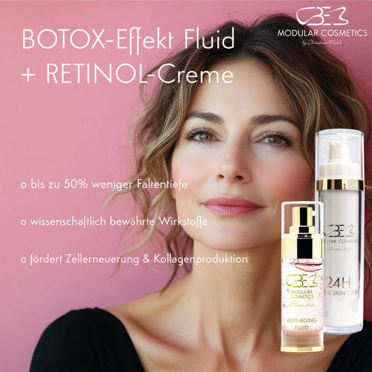 BOTOX-Effekt Fluid & 24H Retinol Creme