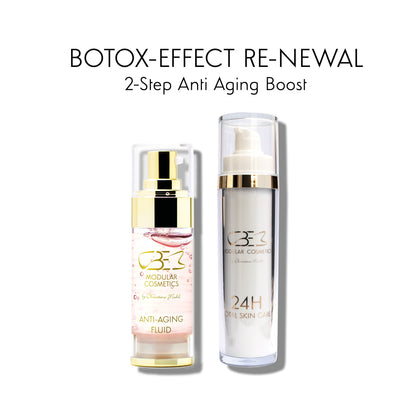 Anti Aging Lifting Fluid & 24H Total Skin Care Cream mit Retinol & Vitamin C