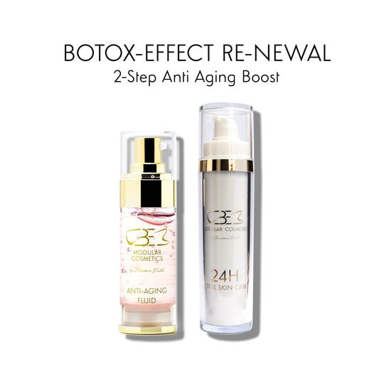 Anti Aging Lifting Fluid & 24H Total Skin Care Cream mit Retinol & Vitamin C