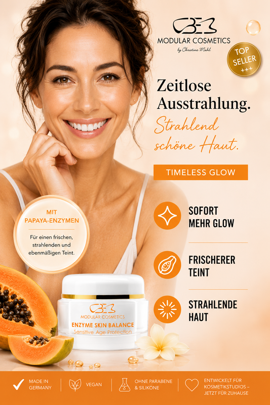 Enzym Skin Balance Creme - Timeless Glow & sanft gegen Unterlagerungen