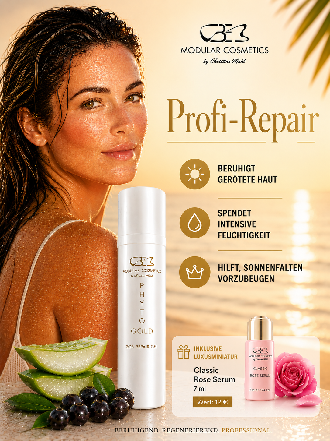 Phyto Gold Gel - Beruhigung & Repair - entzündungshemmend, antibakteriell