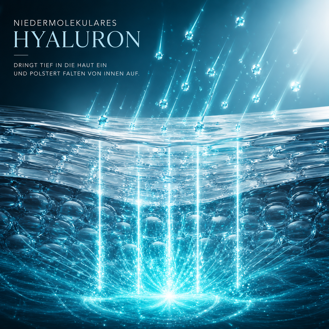 HYALURON KONZENTRAT - Falten aufpolstern - Haut durchfeuchten.