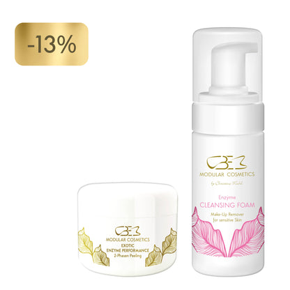 Enzym Reinigungsschaum plus Enzym Peeling