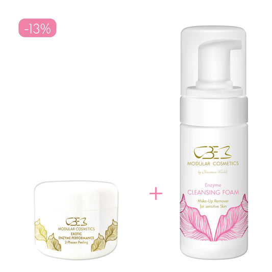 Enzym Reinigungsschaum plus Enzym Peeling